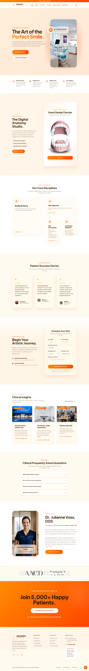Premium Custom Websites Themes & Templates for Dentist. 11 Preview
